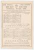 &lsquo;Sussex v. Australians&rsquo; 1890. Early original double sided scorecard for the tour match played at Hove 24th- 26th July 1890 with complete printed scores. The Australians batted first, scoring 363 (Murdoch 158, Barrett 83, Humphreys 5/65). In reply Sussex m