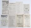 Australia tour to England 1930. Bradman&rsquo;s first tour to England. Seven official scorecards for two Test and five tour matches played on the 1930 tour, all with incomplete printed and/ or handwritten scores unless stated. Test match scorecards are 1st Test - 2