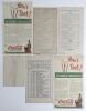 New Zealand tours to England 1931 & 1937. Six official scorecards, all with incomplete printed and/or handwritten scores unless otherwise stated. Includes three from the 1931 tour including two Test matches, 1st Test, England v New Zealand, Lord&rsquo;s 27th- 3 - 2