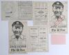 Australia tour to England 1934. Thirteen official scorecards of tour and Test matches from the 1934 tour. The majority with incomplete printed and/ or handwritten scores (unless stated). Scorecards are v Leicestershire, Leicester, 5th- 8th May, match draw - 4