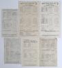 Australia tour to England 1938. Thirteen official scorecards for Test and tour matches, all with incomplete printed and/ or handwritten scores. Includes one rarer scorecard for the final match of the tour v Ireland at Dublin, 16th & 17th September, Austra - 3
