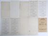 Wartime cricket 1943. A good selection of twenty official scorecards for matches played in 1943, the majority with complete printed scores unless stated. Includes nineteen for matches played at Lord&rsquo;s, Civil Defence Services v British Empire XI, 22nd May, - 4