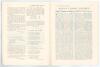 Sussex C.C.C. &lsquo;Brighton and Hove Annual Cricket Week&rsquo; 1909. Official souvenir programme produced by the Club for the matches played 26th August- 1st September 1909. 12pp landscape format programme with decorative limp cloth covers containing illustrated d - 7