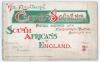 South Africa tour of England 1907. &lsquo;&rdquo;The Eventoscope&rdquo; Cricket Souvenir. South Africans v England. Complete list of fixtures&rsquo;. Edited by W. Smith Herbert. Published and printed by Gale & Polden Ltd, London & Aldershot 1907. 38pp plus adverts. Oblong shaped