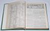 &lsquo;Cricket: A Weekly Record of the Game&rsquo;. Volume XII. Numbers 320-349 (26th January to 28th December 1893). Complete with title page and contents page to front. Illustrated. Rebound in modern green cloth with title in gilt to spine. Red speckled page edges. - 2