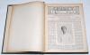 &lsquo;Cricket: A Weekly Record of the Game&rsquo;. Volumes XV nos. 413-436 (9th April to 17th September 1896) & XVI nos. 440-466 (28th January to 16th September 1897). Illustrated. Vol. XV bound in dark green cloth with titles in gilt. Titles and contents pages laid - 3