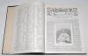 &lsquo;Cricket: A Weekly Record of the Game&rsquo;. Volumes XIX nos. 530-559 (25th January to 20th December 1900) & XX nos. 560-589 (31st January to 19th December 1901). Illustrated. Original publishers cloth with titles in gilt. Both volumes complete with title and - 2
