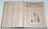 &lsquo;Cricket: A Weekly Record of the Game&rsquo;. Volumes XXVI nos. 740-769 (31st January to 19th December 1907) & XXVII nos. 770-799 (30th January to 24th December 1908). Illustrated. Both with title and contents pages to front. Vol. XXVI bound in red cloth, gilt - 4