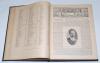 &lsquo;Cricket: A Weekly Record of the Game&rsquo;. Volumes XXVIII nos. 800-829 (6th May to 21st December 1909) & XXIX nos. 830-859 (27th January to 22nd December 1910). Illustrated. Both with title and contents pages to front. Vol. XXVIII bound in blue cloth, gilt t - 2