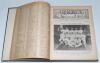 &lsquo;Cricket: A Weekly Record of the Game&rsquo;. Volumes XXVIII nos. 800-829 (6th May to 21st December 1909) & XXIX nos. 830-859 (27th January to 22nd December 1910). Illustrated. Both with title and contents pages to front. Vol. XXVIII bound in blue cloth, gilt t - 3