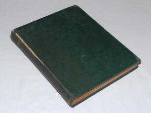 &lsquo;Cricket: A Weekly Record of the Game&rsquo;. Volume XXX. Numbers 860-889. January 26th to December 1911. Illustrated. Bound in green cloth, gilt title to spine. Complete with title and contents pages bound in at front, lacking poster supplement for 15th April.