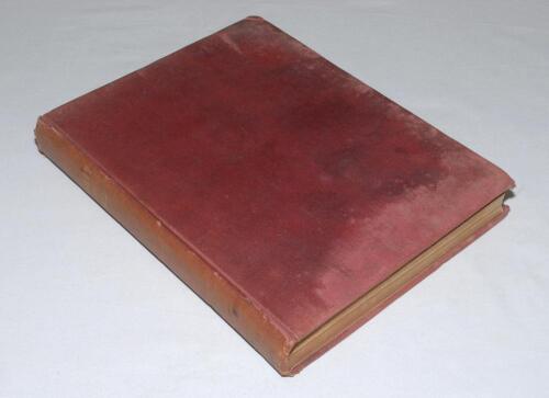 &lsquo;Cricket: A Weekly Record of the Game&rsquo;. Volume I (New Series). Numbers 1-30 (27th January to 14th December 1912). Complete with trimmed title and contents pages bound in to rear, lacking advertising supplement for 18th May. Illustrated. Bound in maroon cl