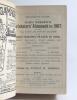 Wisden Cricketers&rsquo; Almanack 1906 and 1907. 43rd & 44th editions. Bound in light brown boards, lacking original wrappers, with title and date in gilt to spine. Both editions with odd page a little tightly trimmed by the binder otherwise in good condition. - 2