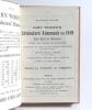 Wisden Cricketers&rsquo; Almanack 1919. 56th edition. Bound in light brown boards, lacking original paper wrappers, with titles in gilt to spine. Some browning to page edges, Good/very good condition. Rare war-time edition