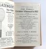 Wisden Cricketers&rsquo; Almanack 1933, 1936 and 1937. 70th, 73rd & 74th editions. Bound in light brown boards with gilt titles to spine. The 1933 edition with original front wrapper with some soiling, lacking rear wrapper, gilt to page block and in good condit - 3