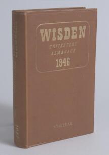 Wisden Cricketers&rsquo; Almanack 1946. 83rd edition. Original hardback. Very good condition