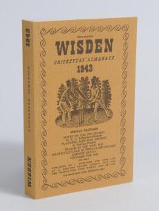 Wisden Cricketers&rsquo; Almanack 1943. Willows softback reprint (2000) in softback covers. Limited edition 665/750. Very good condition