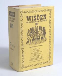 Wisden Cricketers&rsquo; Almanack 1987. Original hardback edition with original dustwrapper. Nicely signed in ink by all five &lsquo;Cricketers of the Year&rsquo; to their photograph plate, G.A. Hick (Worcs), J. Childs (Essex), D.B. Vengsarkar (India), C.A. Walsh (West Ind
