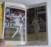 Wisden Cricketers&rsquo; Almanack 1998. Original hardback edition with dustwrapper. Nicely signed in ink by all five &lsquo;Cricketers of the Year&rsquo; to their photograph plate, Matthew Elliott, Stuart Law, Glenn McGrath (Australia), Matthew Maynard (Glamorgan) and Grah - 2