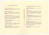 &lsquo;A Bazaar Bibliography&rsquo;. Compiled by Guy Curry. Privately published &lsquo;New Year 2001&rsquo;. Limited edition no. 8 of only 11 copies produced. 8pp card booklet listing known publications of historic brochures issued for cricket club fundraising bazaars, Curry des - 2