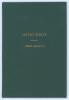 &lsquo;David White&rsquo;. John Arlott. Boscombe Printing Co Ltd 1969. Privately printed. 8 pages. Limited edition of only twenty five copies produced for David White&rsquo;s Benefit Fund of which this is no. 22, signed by the author Arlott and White to the title/ limitati - 2