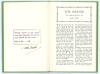 &lsquo;The Master. An Appreciation&rsquo;. John Arlott. Boscombe Printing Co. 1963. Privately printed 8pp offprint from Arlott&rsquo;s &lsquo;Book of Cricketers&rsquo;, bound in green cloth, gilt title to front. Limited edition of only twenty copies produced, of which this is number 1