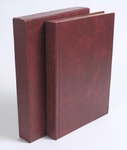 &lsquo;In a Different Realm. Story of Quadruple & Triple Centuries 1876-2025&rsquo;. Dr. Nauman Niaz. Boundary Books, Childrey 2025. Full maroon leather with slipcase, gilt to page edges. Limited edition no. 36 of fifty copies produced, signed by the author. Minor we
