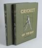 Reverend Vernon Peter Fanshawe Archer Royle. Oxford University, Lancashire & England 1875-1891. &lsquo;Cricket of Today & Yesterday&rsquo;. Percy Cross Standing. London 1902. Volumes I & II. Beautifully signed in ink by Royle to front end paper of Volume I. There is - 3