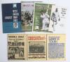 Brunell Jones, West Indian cricket writer. Selection of three books by Jones in original paper wrappers, published in Trinidad. &lsquo;Kangaroo Invasion&rsquo; 1973, &lsquo;Gone with the Indians Again!&rsquo; 1976, and &lsquo;Cricket (?) XI&rsquo; 1976. Sold with a good selection of West In