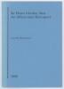 &lsquo;Sir Home Gordon, Bart- An Affectionate Retrospect&rsquo;. Irving Rosenwater. Printed for private circulation, Newnham 2000. Limited edition number 21 of sixty numbered copies produced and signed by the author of which nos. 11-60 were for sale. Slight fading to