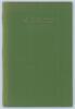&lsquo;Alletson&rsquo;s Innings&rsquo;. John Arlott. First edition London 1957. Original green cloth, gilt title to front and spine. Limited edition number 173 of 200 produced, signed by Arlott. Minor light fading to boards otherwise in good/ very good condition.