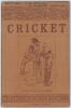 &lsquo;The Manual of Cricket&rsquo;. F.H. Ayres. London 1895. Original pictorial cloth boards. Bookplates of J.W. Goldman and A.E. Winder to inside front cover and first facing page. Ownership name in ink to front cover and title page of H.R. Johnson, dated 1902. Pad