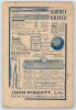 &lsquo;Cricket and Football. Rhymes, Sketches, Anecdotes, etc of Albert Craig&rsquo;. Compiled by Robert Abel and H.V. Dorey. London 1910. Original decorative paper wrappers. iii.90pp. Appears complete as listed in Padwick 6442. Wear to wrappers with small losses to - 2