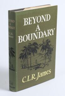 &lsquo;Beyond A Boundary&rsquo;. C.L.R. James. London 1963. Rare original first edition hardback with excellent original dustwrapper. Slipped in is an original two page extract from the New Society, 6th June 1936, of an article by C.L.R. James, &lsquo;Cricket in West India