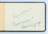 Speedway 1950s. Autograph album comprising twenty signatures of speedway riders collected in the 1950s, the majority signed in ink individually to a page, the odd signatures signed back to back. Signatures include Barry Briggs, Kid Curtis, Harry Bastable, - 3