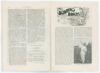 Nottingham Forest F.A. Cup winners 1897/98. &lsquo;City Sketches&rsquo; Vol 1. no. 2, 25th May 1898. 32pp magazine plus advertisements, published in Nottingham. Original decorative wrappers with additional titles to front &lsquo;Forest Banquet Illustrated&rsquo; and &lsquo;Pictures of - 3