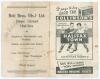 Halifax Town v Tottenham Hotspur. F.A. Cup 5th round match played at The Shay on the 14th February 1953. Official programme for match signed to the centre page &lsquo;field of play&rsquo; by the Spurs team who played in the match and other squad players. Seventeen si - 2