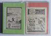 Notts County Football Club. Season 1948-49. Blue file containing an almost full run of home and away League and Cup programmes for the season, with the exception of four programmes being league programmes for Port Vale (home) and Northampton Town, Port Va - 2