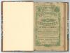 &lsquo;The Guide to Cricketers containing full directions for playing the noble and manly game of Cricket....&rsquo;. London 1866. 21st (Spring) Edition. 8vo. Compiled and edited by Frederick Lillywhite. Published by W. Kent & Fred. Lillywhite, London. Printed by W.H
