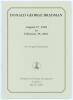 &lsquo;Donald George Bradman. August 27th 1908 to February 25th 2001&rsquo;. Irving Rosenwater. Printed for private circulation in London, March 2001. Limited edition number 13 of only thirty numbered copies produced, signed by the author. Excellent condition. Rare.