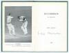 &lsquo;Leo Harrison. An Appreciation&rsquo;. John Arlott. Boscombe Printing Co. 1957. Privately printed. 10 pages. Limited edition of seventy copies of which this is no. 50, signed by the author Arlott to the limitation page and by Harrison to the title page. Rare. G