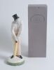 &lsquo;The Batsman&rsquo;. Rye Pottery 2004. Tall figure of a batsman wearing a top hat, in batting stance, the figure based on Fuller Pilch, Kent & England. The figure stands 11.5&rdquo; tall. Rye Pottery stamps to base with year 2004. Very good condition in original box.