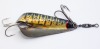 A scarce Geens Spoon Phantom 3" bait, the split tailed white metal lure with painted decoration, head and rear mounted flying treble hooks, box swivel and stamped makers details, circa 1900