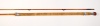 A B. James "Richard Walker Mk.IV" 2 piece cane carp rod, 10', crimson inter-whipped, sliding alloy reel fittings, "donut" cork handle, stepped suction ferrule, reg agate line butt and tip rings, England transfer label, light use only, in bag