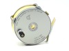 A good Hardy Bougl&eacute; 1939 Olympic 3 &frac34;" limited edition light salmon fly reel, graphite anodised finish, ebonite handle, alloy foot, triple raised pillars (one nickel silver roller), milled rim tension screw and dual compensating check mechanism, milled ni