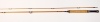 A good S. Wooley "Bentley Brook" 2 piece cane brook trout fly rod, 6'6", #3/4, crimson silk wraps, rosewood reel seat with sliding alloy fitting, agate lined stripping guide, suction joint, only very light signs of use, in original bag