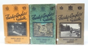 Hardy Angler's Guide, 49th ed., 1927, pict. soft covers another Hardy Angler's Guide, 51st ed., 1929 and a further guide 52nd ed., 1930 (3)