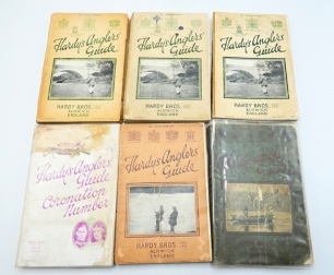 Six Hardy Angler's Guides, various 1930's eds. with soft pict. covers, 1931 three copies, 1934, 1937 and 1937 Coronation ed. (6)