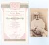 Lord Harris, George Robert Canning, Kent & England 1870-1911. &lsquo;Complimentary Dinner to Lord Harris. By a few of his cricketing friends, on his leaving England for India as Governor of Bombay 1890&rsquo;. Scarce exquisite one page card menu held in honour of Lor