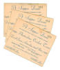 &lsquo;A Supper Dance to welcome home the N.S.W. Members of the 1930 Australian Cricket Team at David Jones&rsquo;, Saturday 22nd November 1930. Tickets 7/6. Proceeds in aid of Sydney Industrial Blind Association. Three similar tickets for the supper numbered 651 to 